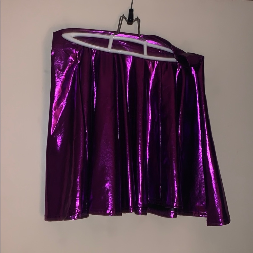 Purple skater skirt